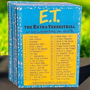 Lot of 25+ Vintage 1982 ET The Extra-Terrestrial Movie Trading Cards O-Pee-Chee